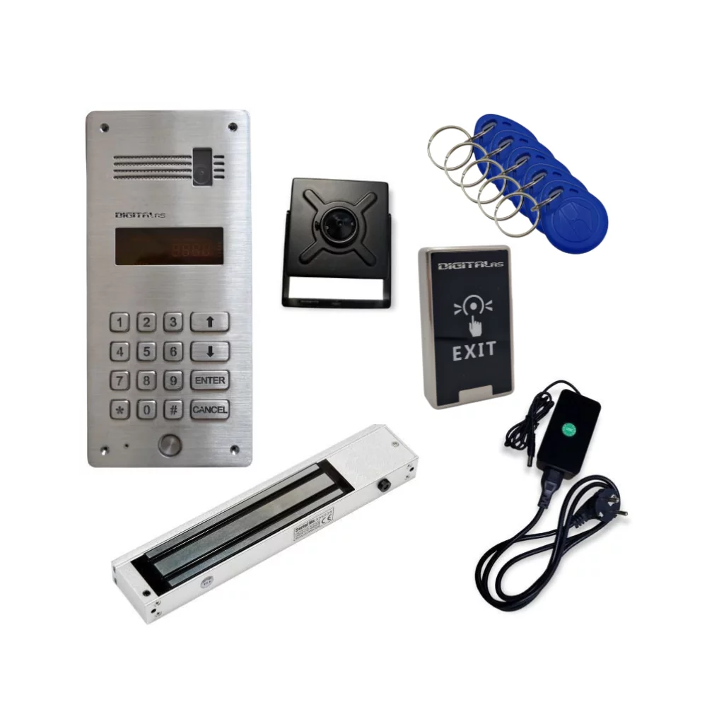 Комплект переговорный телефонный для многоквартирных домов DD-5100R VIDEO+YM280LED (для внутренних условий)