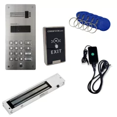 Telephone intercom set for apartment buildings DD-5100R+YM280LED (for indoor conditions)