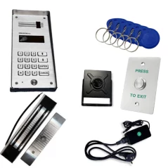 Telephone intercom set for apartment buildings DD-5100R VIDEO+YM280W (for outdoor conditions)