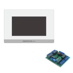 Monitor wideodomofonowy DIGITALas VID-711AHD + przełącznik DD-SVD 1/4 do DD-5100