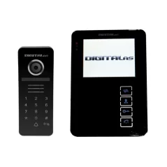 Vaizdo telefonspynės komplektas DIGITALas VID-401M-B ir VID-D4CODE-BLACK-DP