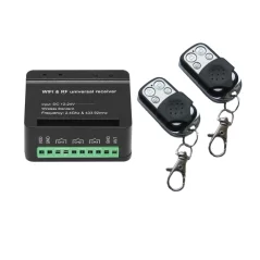 XH-SM18-03W RF+WiFi remote control receiver with I-MULTI variable code remote controls (2 pcs.)