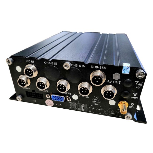 Professional car video recorder MDVR-4F4AHD265