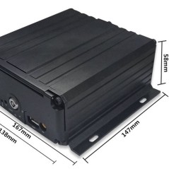 MDVR-4F3AHD profesionalus kompaktiškas automobilinis vaizdo registratorius