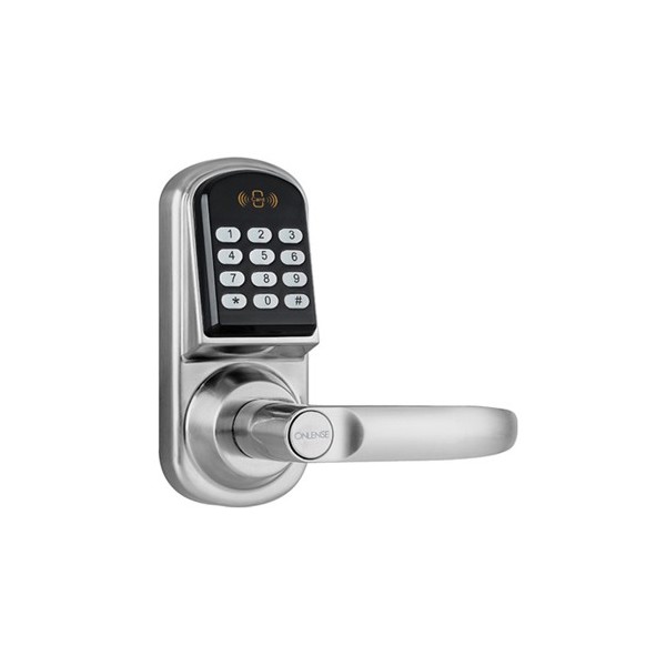 DIGI-S200MF NC lock with coded keypad and MIFARE 13.56 MHZ card reader, with handles