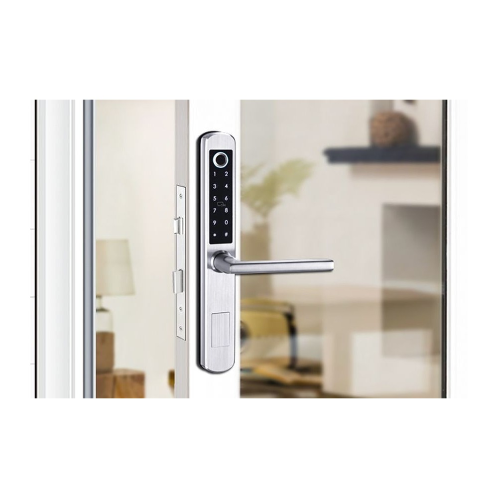 Cerradura inteligente de puerta con huella digital, control de aplicación,  bloqueo y desbloqueo remoto, adecuado para apartamentos, habitaciones en