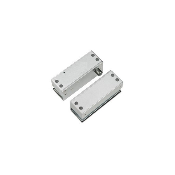 SL-167A rod electromechanical lock for frameless glass doors, 12V, NO (locks when voltage is applied)