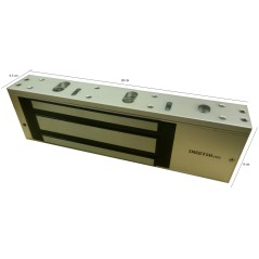 YM-750 elektromagnetinė spyna 750 kg jėga, 12-24V, be LED, vidaus sąlygoms