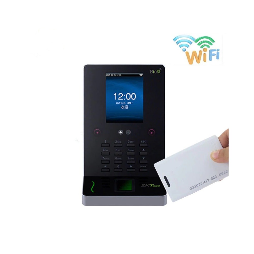 ‎ZkTeco U600 biometric terminal: reading fingers, face and cards, access control and accounting of working time, WIFI and‎