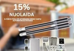 D-Force PKM-C01 Atveriamų Kiemo Vartų Automatikos Pavara su 15% Nuolaida