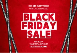 Black Friday Sale -20%