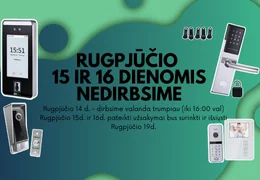 Mieli klientai, informuojame, informuojame, kad Rugpjūčio 15 d. ir 16 d. nedirbsime!